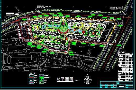 某花園總平面免費下載 園林綠化及施工